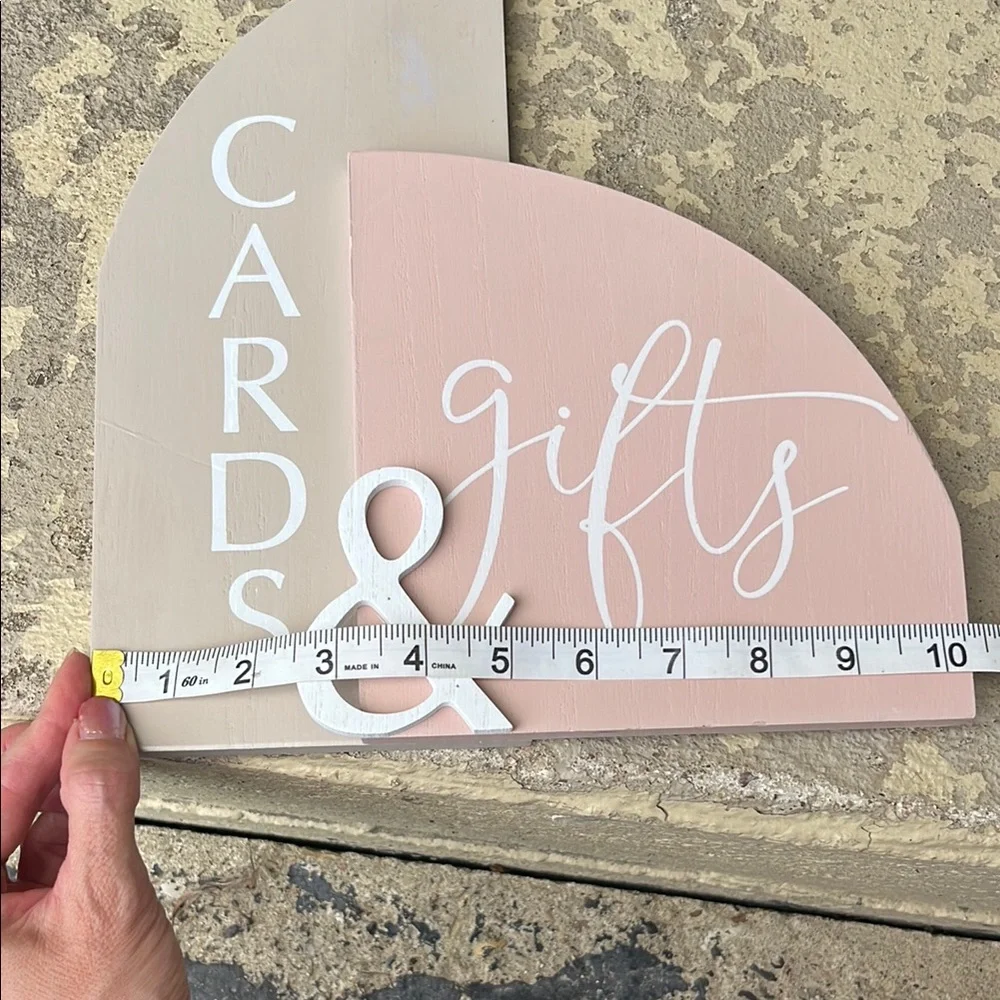 Hobby Lobby Pink and White Cards & Gifts Sign